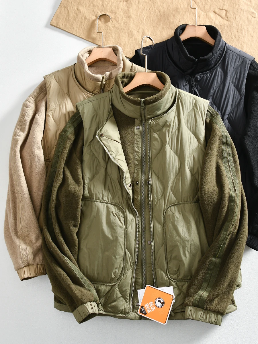 Men's Thickened Goose down Jacket Winter Warm Outerwear Fashion Urban Style Zipper Closure Color Modern Style Coat
Men's Thickened Goose down Jacket Winter Warm Outerwear Fashion Urban Style Zipper Closure Color Modern Style Coat