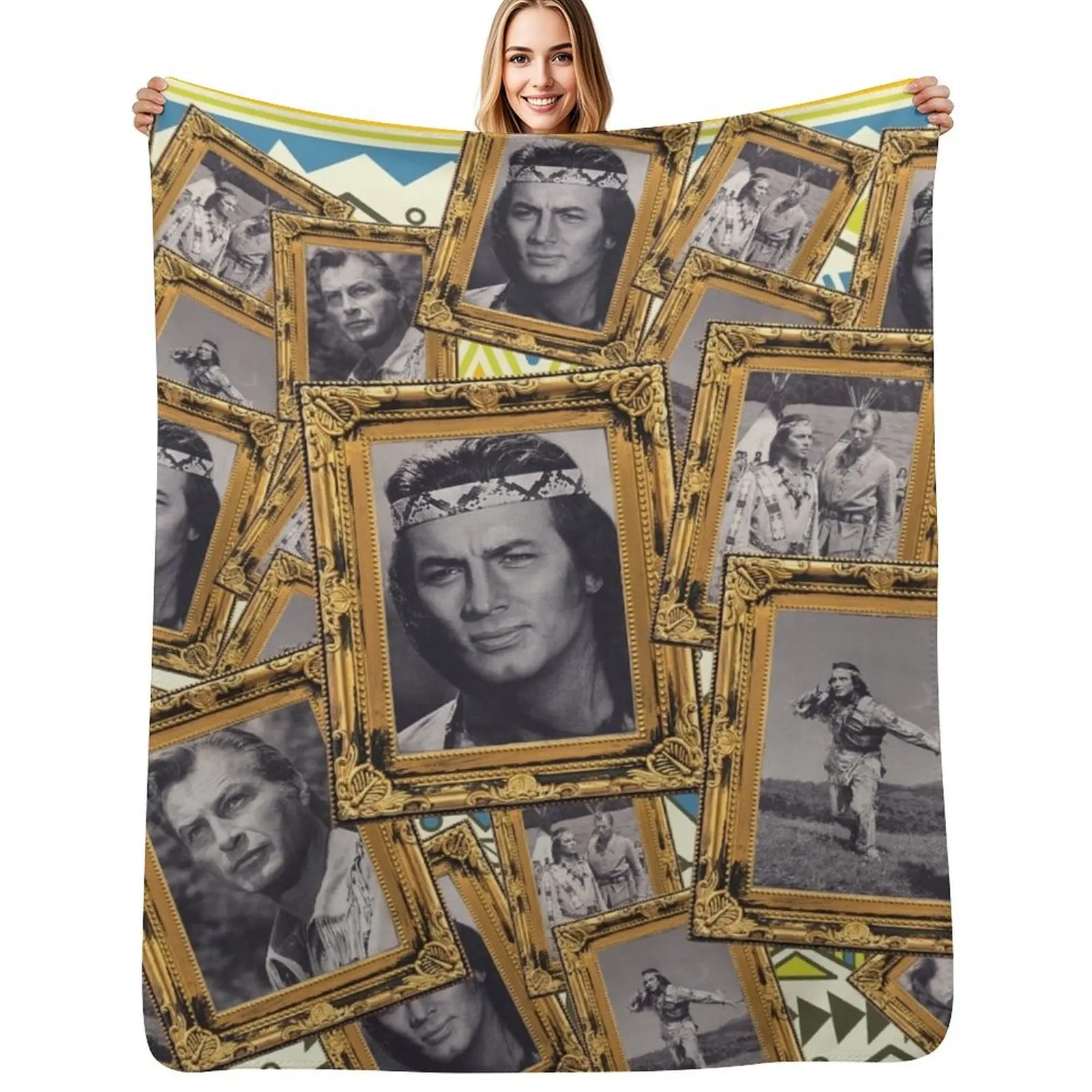 Blood Brothers Winnetou and Old Shatterhand, Karl May Film Throw Blanket All Season Lightweight Soft Blanket for Bed
Blood Brothers Winnetou and Old Shatterhand, Karl May Film Throw Blanket All Season Lightweight Soft Blanket for Bed
