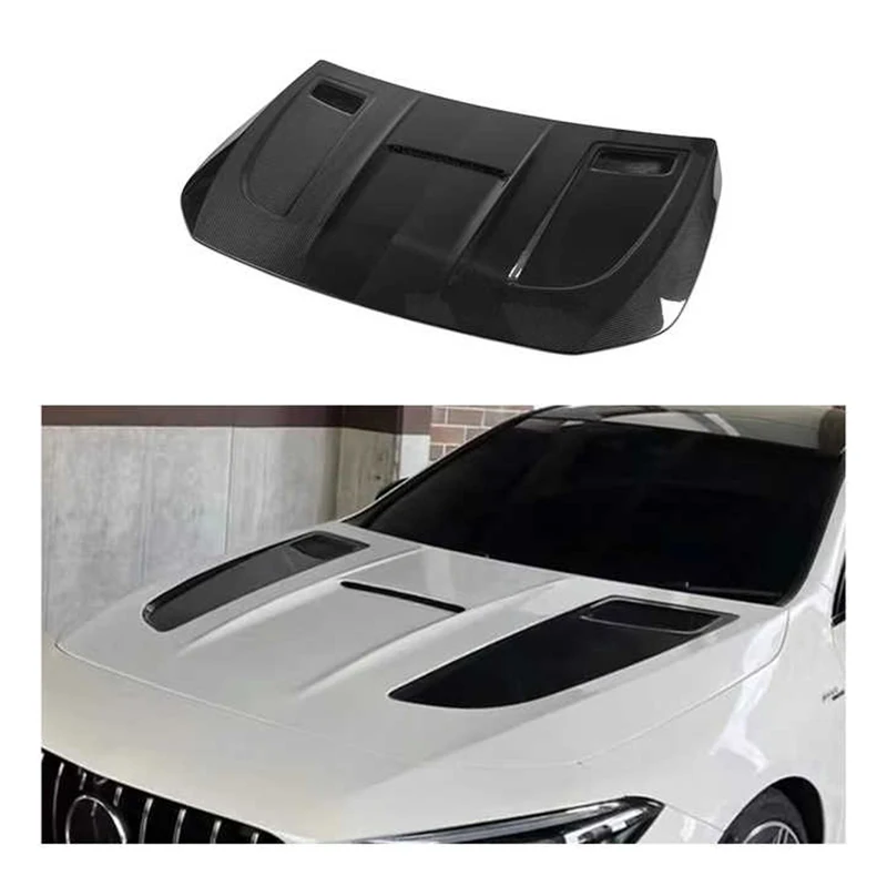 W118 Dry Carbon Fiber Bodykit Front Engine Hood Bonnet Cover for W118 C118 CLA Class AMG CLA45scustom
W118 Dry Carbon Fiber Bodykit Front Engine Hood Bonnet Cover for W118 C118 CLA Class AMG CLA45scustom