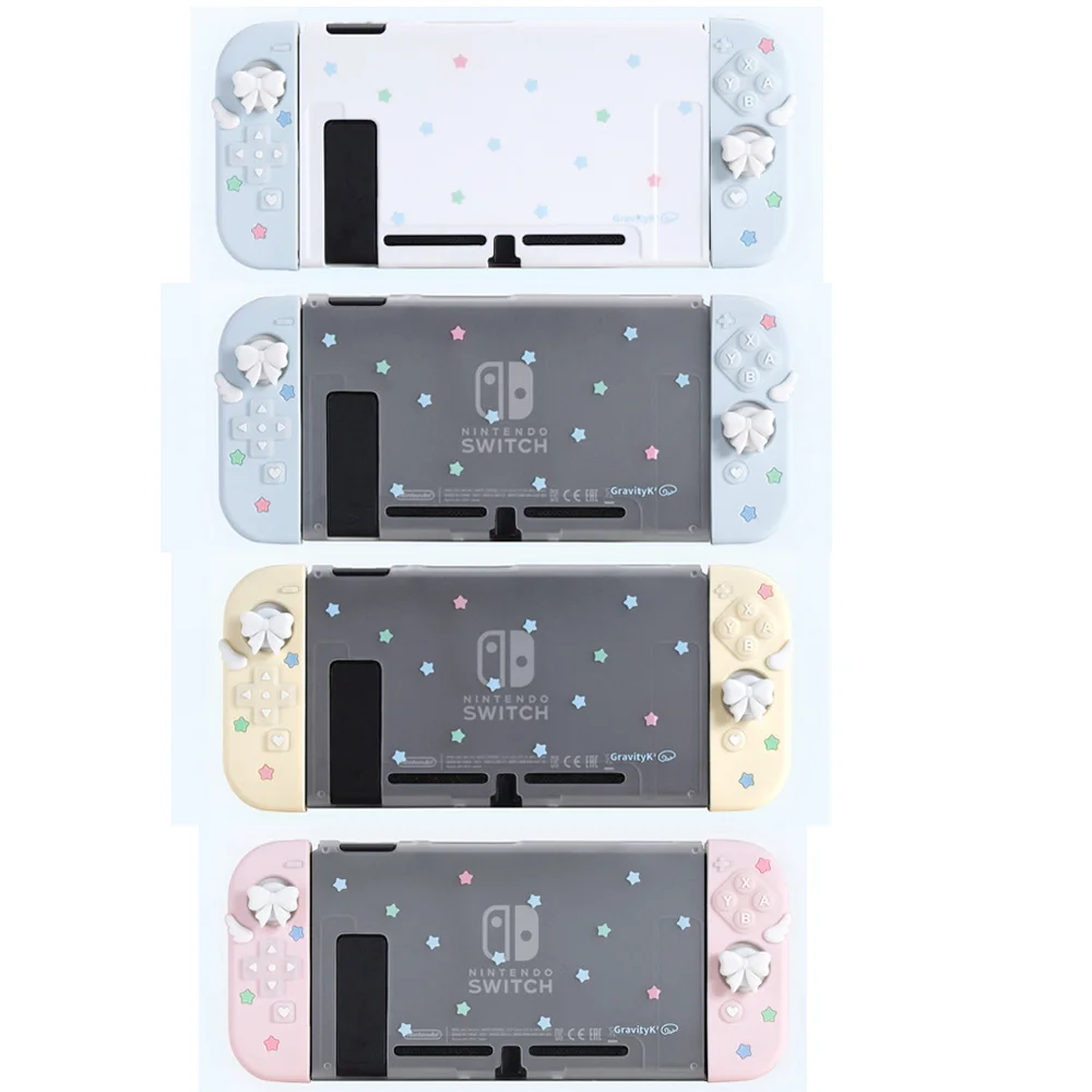 Cute Star Wings Protective Case compatible with Nintendo Switch – Kawaii Hard Shell & Silicone Controller Cover for Girls
Cute Star Wings Protective Case compatible with Nintendo Switch – Kawaii Hard Shell & Silicone Controller Cover for Girls