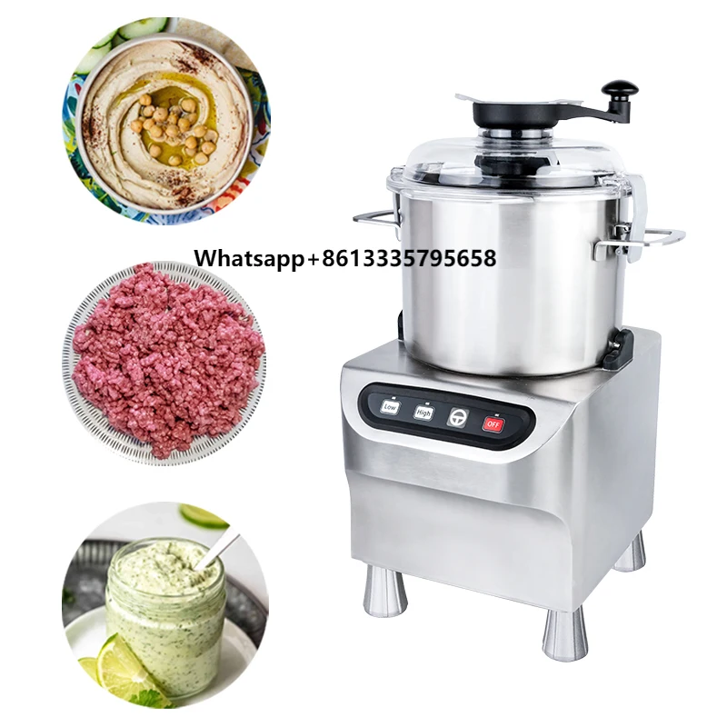 GOOPIKK Desktop Double Speed SS304 5L 8L 12L 18L Food Processor Hummus Mixer Garlic Sauce Onion Nuts Bowl Cutter
GOOPIKK Desktop Double Speed SS304 5L 8L 12L 18L Food Processor Hummus Mixer Garlic Sauce Onion Nuts Bowl Cutter