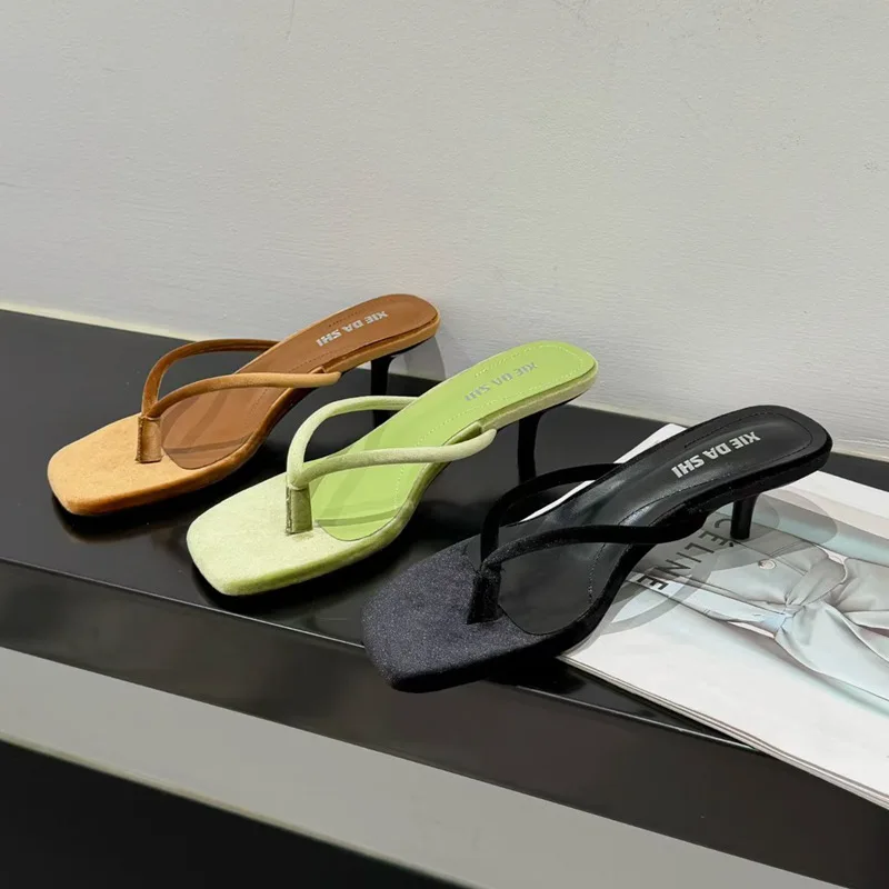 Summer New Women Shoes Fashion French High Heels Flip Flops for Woman Comfort Vacation Casual Shoes Designer Shoes Zapatos Mujer
Summer New Women Shoes Fashion French High Heels Flip Flops for Woman Comfort Vacation Casual Shoes Designer Shoes Zapatos Mujer