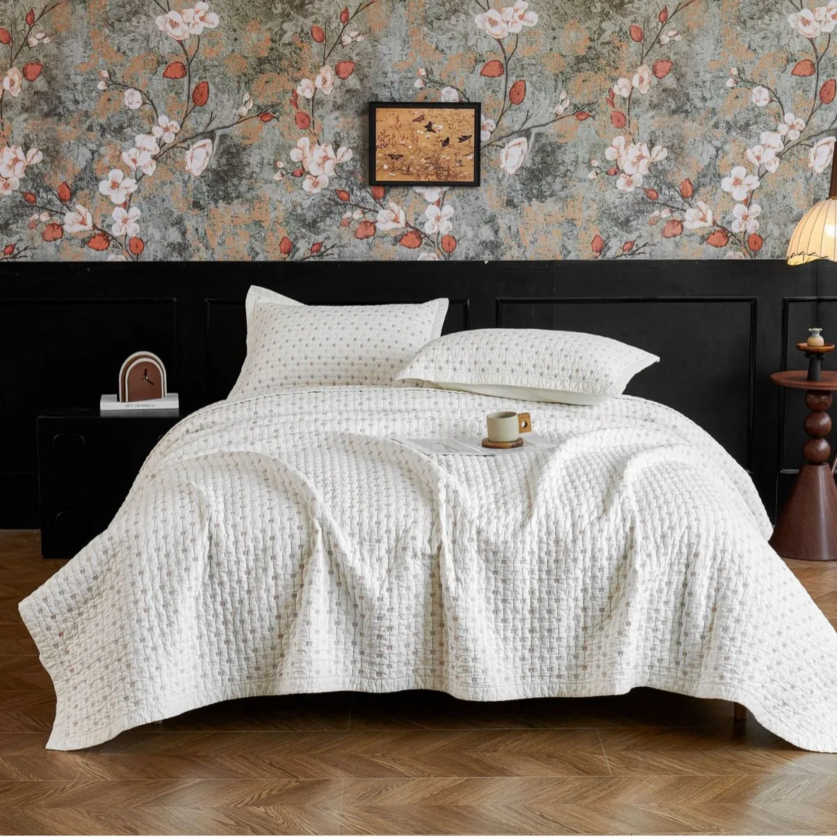 Luxury Sand-Washed Cotton Quilted Bedspread Set - Reversible Embroidered Butterfly Lightweigh Quilt, Home Décor 3-Piece Bedding
Luxury Sand-Washed Cotton Quilted Bedspread Set - Reversible Embroidered Butterfly Lightweigh Quilt, Home Décor 3-Piece Bedding