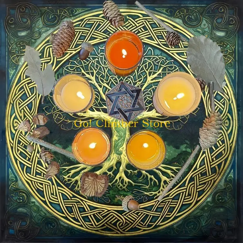 Q84C Tree Pattern Astrology Tablecloth Tarot Divinations Tablecloth Altars Cloth Divinations Board Game Accessories
Q84C Tree Pattern Astrology Tablecloth Tarot Divinations Tablecloth Altars Cloth Divinations Board Game Accessories