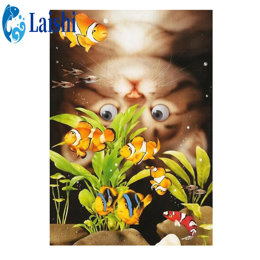 5D Diamond Painting Cartoon Cartoon fish cat Full Square drill /round Diamond Embroidery Picture Of Rhinestone Mosaic Home Deco
5D Diamond Painting Cartoon Cartoon fish cat Full Square drill /round Diamond Embroidery Picture Of Rhinestone Mosaic Home Deco