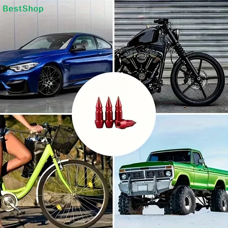 〔Elva〕Aluminum Alloy Spike Tire Valve Stem Caps, Universal Car Wheel Decorative Caps for Auto Modification
〔Elva〕Aluminum Alloy Spike Tire Valve Stem Caps, Universal Car Wheel Decorative Caps for Auto Modification