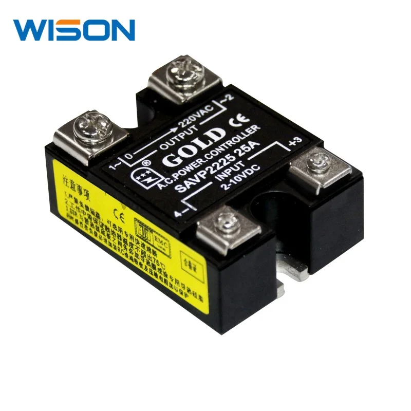 SAVP2225 Solid state relay 220VAC 25A 2-10VDC 4-20mA FREE SHIPPING NEW AND ORIGINAL MODULE
SAVP2225 Solid state relay 220VAC 25A 2-10VDC 4-20mA FREE SHIPPING NEW AND ORIGINAL MODULE