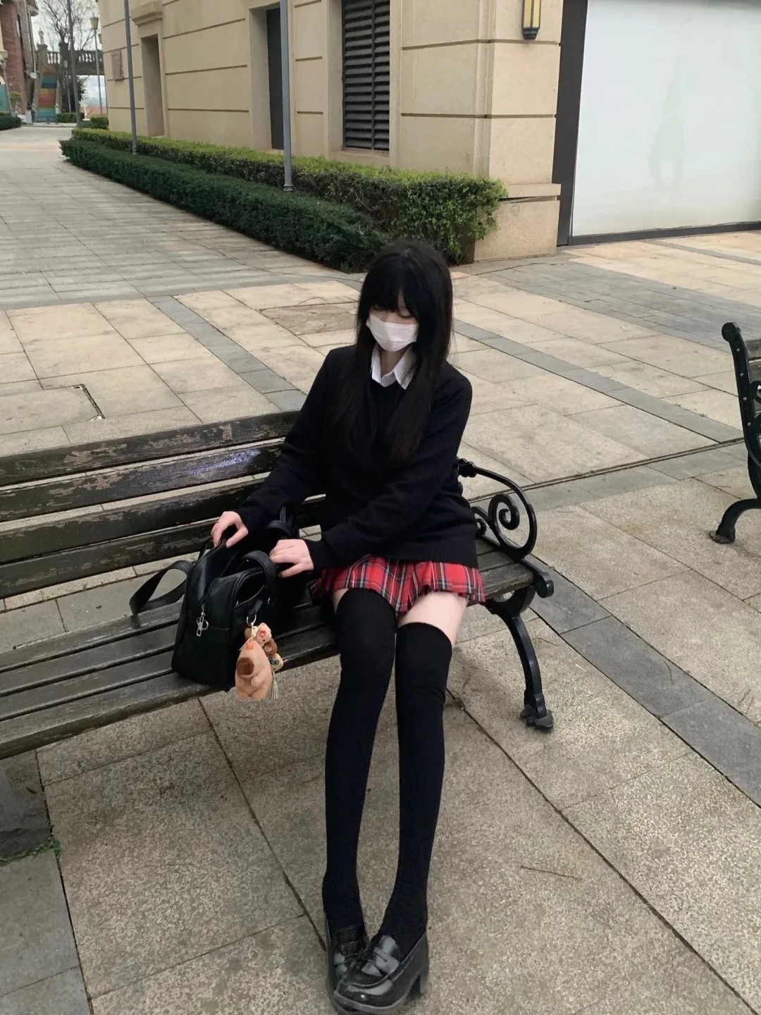 Original Cisas Theme Layering Faion Set Pure Color Sweater Basic irt Red Plaid Skirt Autumn Winter Casual Sle
Original Cisas Theme Layering Faion Set Pure Color Sweater Basic irt Red Plaid Skirt Autumn Winter Casual Sle