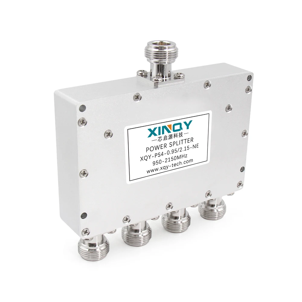4 Way Power Divider Combiner 950-2150MHz WiFi RF Power Splitter With N Connector Customizable
4 Way Power Divider Combiner 950-2150MHz WiFi RF Power Splitter With N Connector Customizable