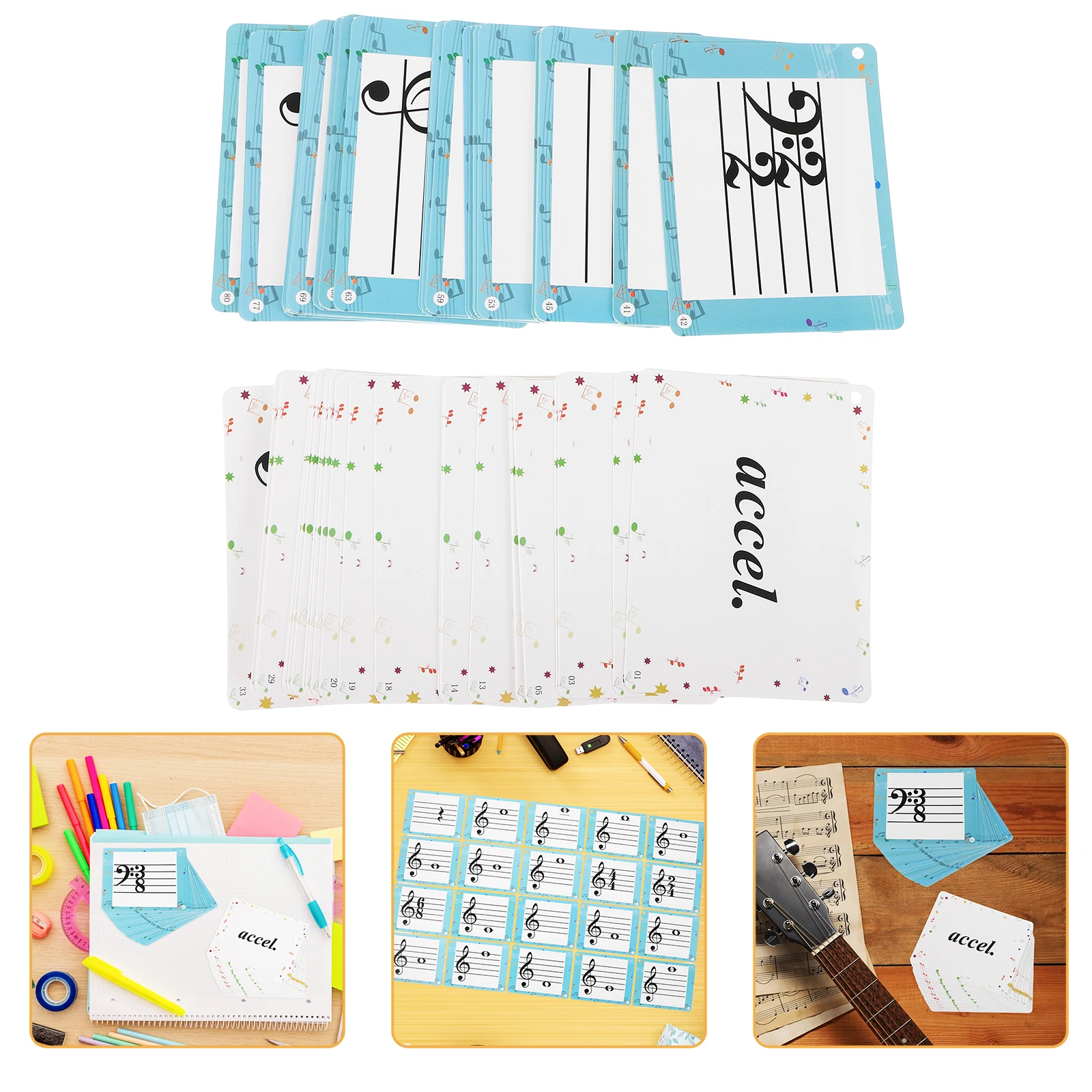 80pcs Music Education Flashcards Piano Violin Rhythm Practice Cards Clear Patterns Bright Colors Portable Durable Study Tools
80pcs Music Education Flashcards Piano Violin Rhythm Practice Cards Clear Patterns Bright Colors Portable Durable Study Tools