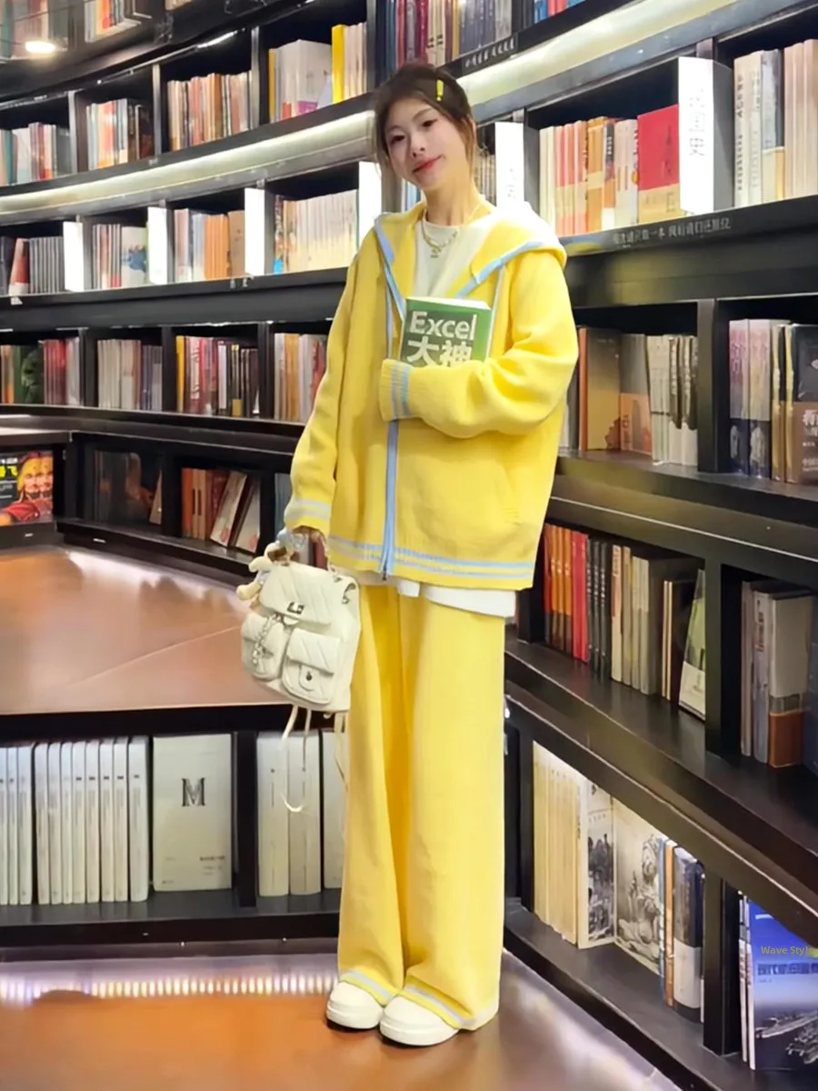 Casual Anti-Aging Hat Set Women's Spring New Wide Leg Pants Two-Piece Suit Long Sleeve Polyester Zipper Closure Fashion Set
Casual Anti-Aging Hat Set Women's Spring New Wide Leg Pants Two-Piece Suit Long Sleeve Polyester Zipper Closure Fashion Set