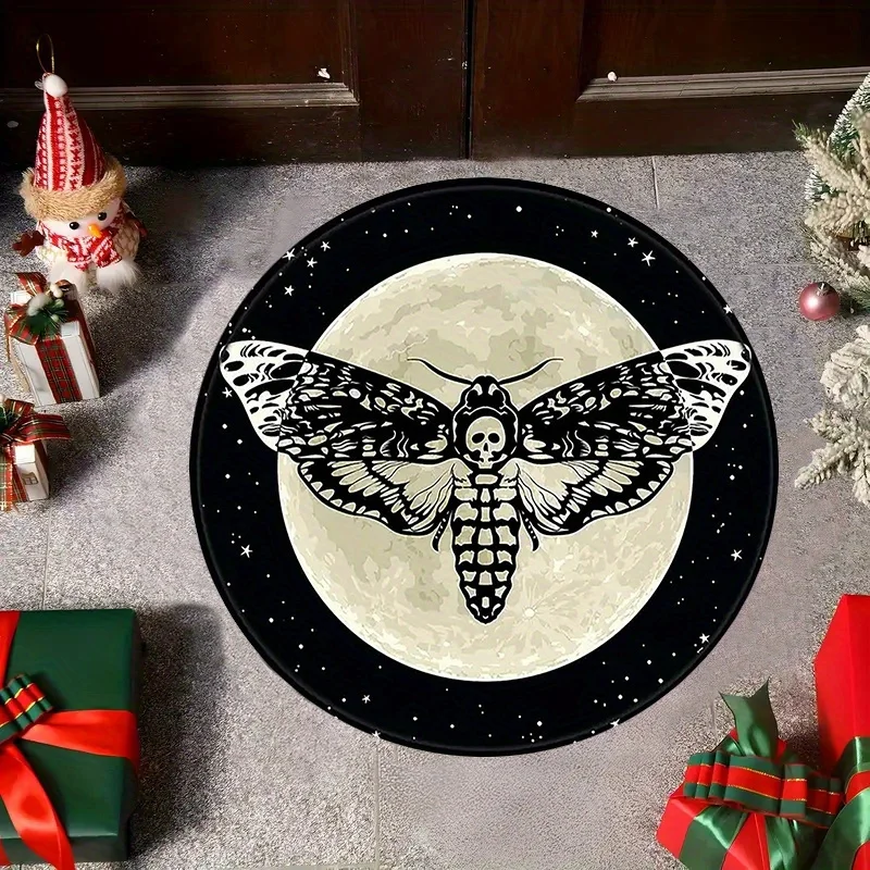1pc Flannel Material Round Rug + 10Mm Thickness + 450G/㎡ + Moth Design on a Full Background + Flannel Round Carpet, Suitable f
1pc Flannel Material Round Rug + 10Mm Thickness + 450G/㎡ + Moth Design on a Full Background + Flannel Round Carpet, Suitable f
