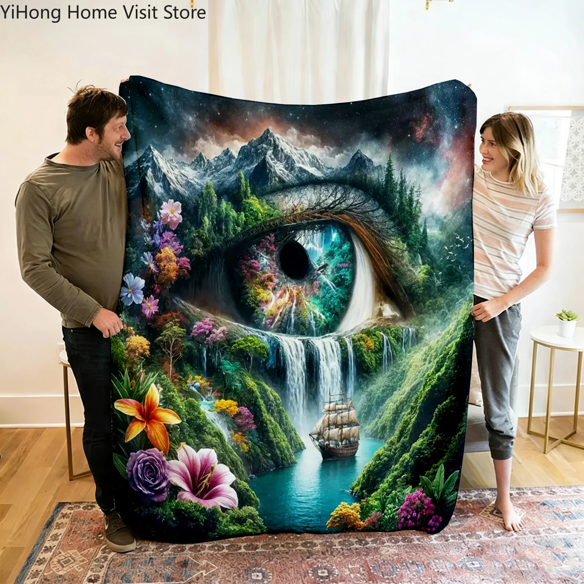 Eye Waterfall Landscape Blanket Comfortable skin friendly soft sofa living room bed bedroom blanket suitable for travel and gift
Eye Waterfall Landscape Blanket Comfortable skin friendly soft sofa living room bed bedroom blanket suitable for travel and gift