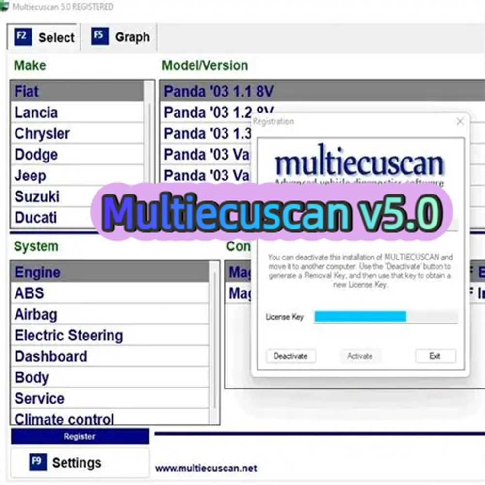 2025 caliente Multiecuscan v5.0 para Fiat Chrysler Dodge Jeep y Suzuki Scanner Software 5.0 funciona con herramientas
2025 caliente Multiecuscan v5.0 para Fiat Chrysler Dodge Jeep y Suzuki Scanner Software 5.0 funciona con herramientas