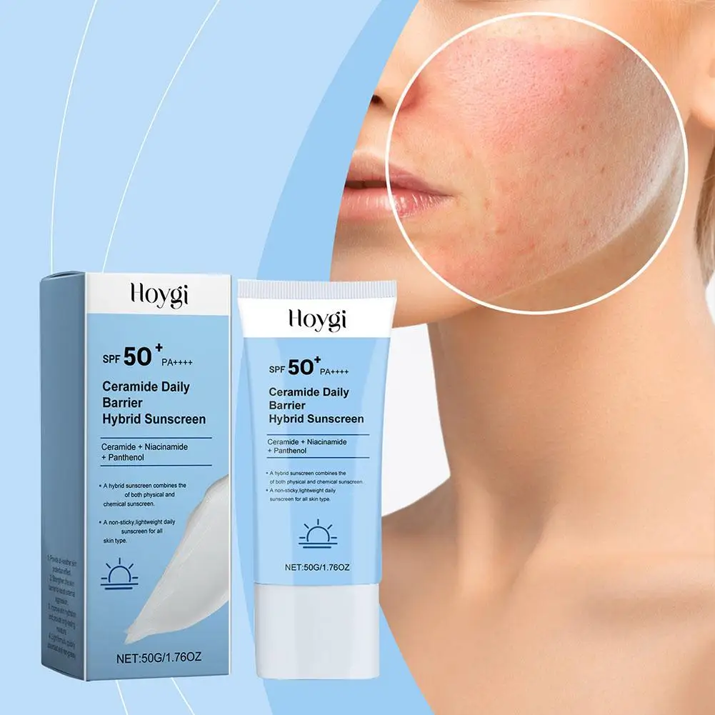 50g Moisturizing Sunscreen Moisturizer Face Cream Non-greasy Skin Lotion Sunscreen Mild SPF 50 Natural Long Hydration Lasti E8H4
50g Moisturizing Sunscreen Moisturizer Face Cream Non-greasy Skin Lotion Sunscreen Mild SPF 50 Natural Long Hydration Lasti E8H4