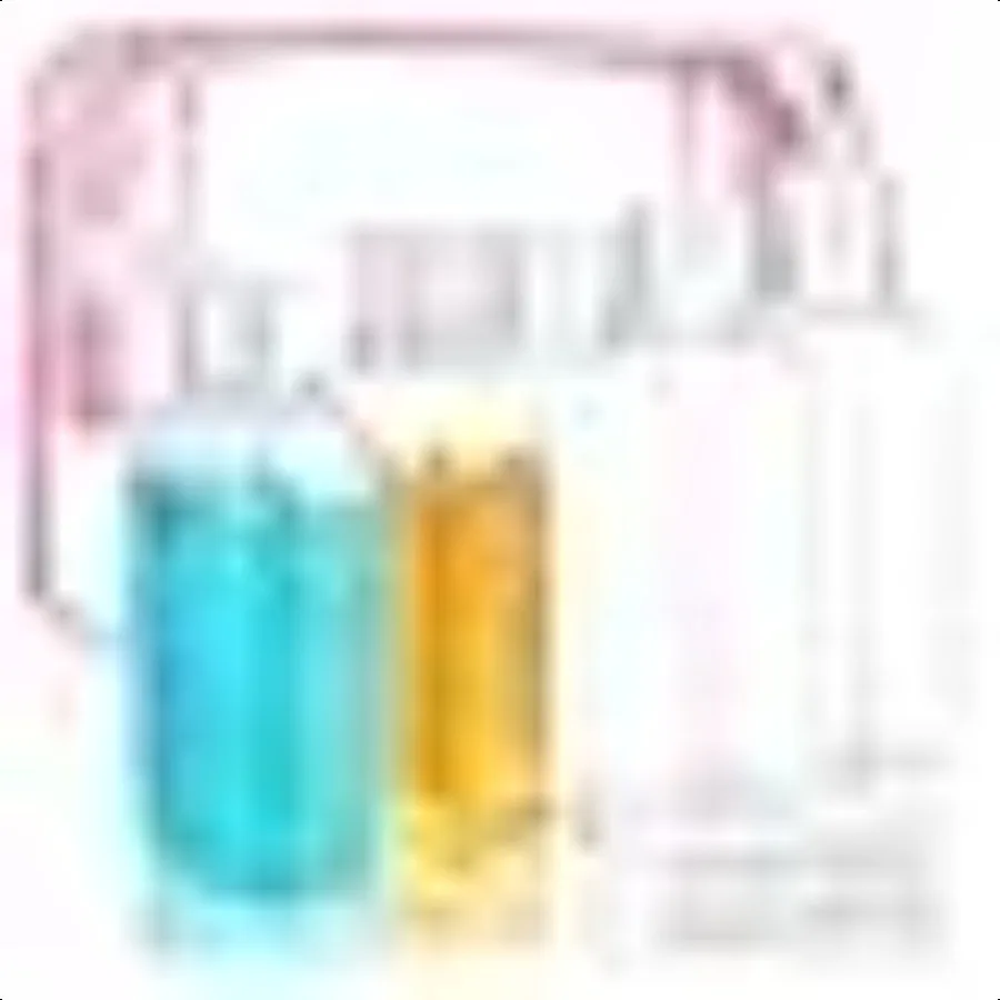 Travel Size Containers 5 Pcs 3.4oz 100ml Plastic Travel Bottles with Pink Toiletry Bag Leak TSA Approved Proof Squeeze Bottles
Travel Size Containers 5 Pcs 3.4oz 100ml Plastic Travel Bottles with Pink Toiletry Bag Leak TSA Approved Proof Squeeze Bottles