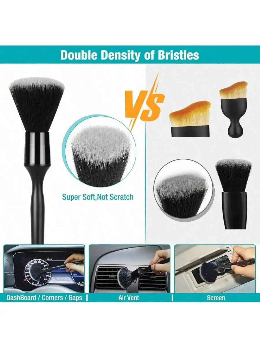 Car Interior Duster Detailing Cleaning Gel Brushes Kit, Soft Dust Detail Crevice Brush Slime Putty Cleaner Accessories Tools
Car Interior Duster Detailing Cleaning Gel Brushes Kit, Soft Dust Detail Crevice Brush Slime Putty Cleaner Accessories Tools