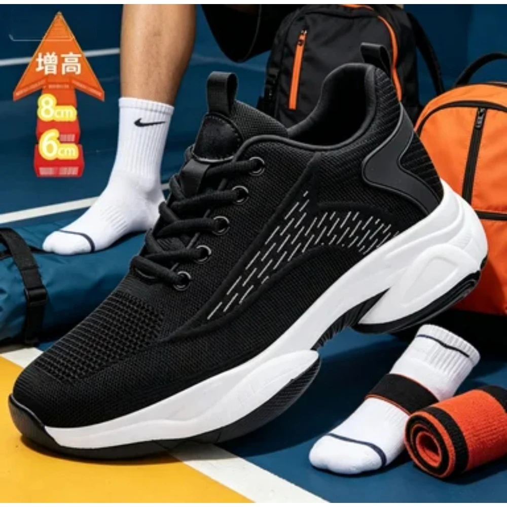 Summer Lift Sneakers Men Elevator Shoes Height Increasing Shoes for Man Insoles 8CM Hidden Heels Sports Inner Heightening Shoes
Summer Lift Sneakers Men Elevator Shoes Height Increasing Shoes for Man Insoles 8CM Hidden Heels Sports Inner Heightening Shoes