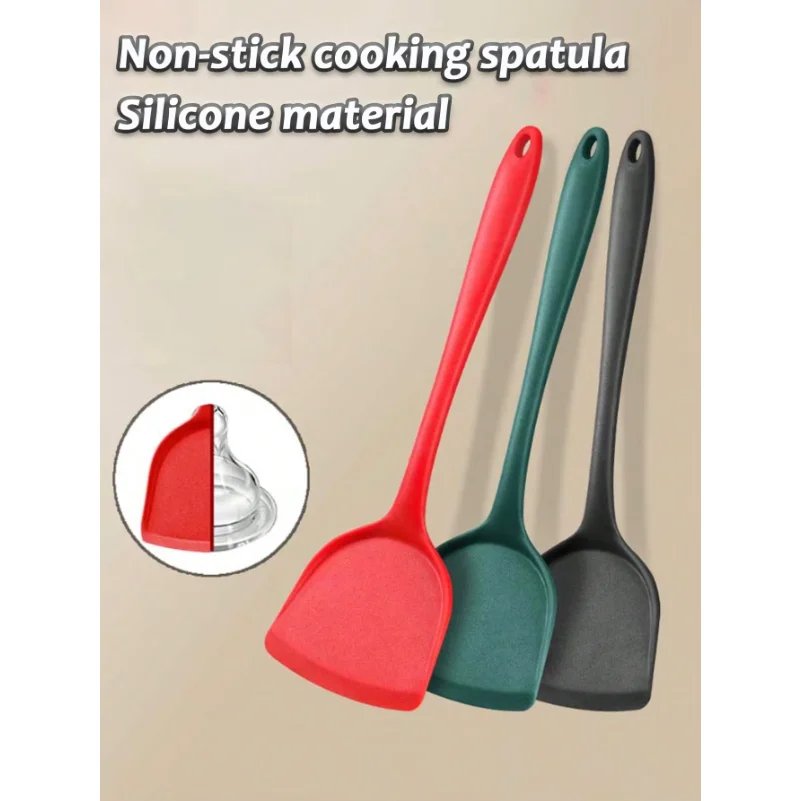 1pc Thickened Silicone Kitchen Supplies, High Temperature Resistant Non-Stick Household Cooking Shovel Kitchen Cooking Tools
1pc Thickened Silicone Kitchen Supplies, High Temperature Resistant Non-Stick Household Cooking Shovel Kitchen Cooking Tools
