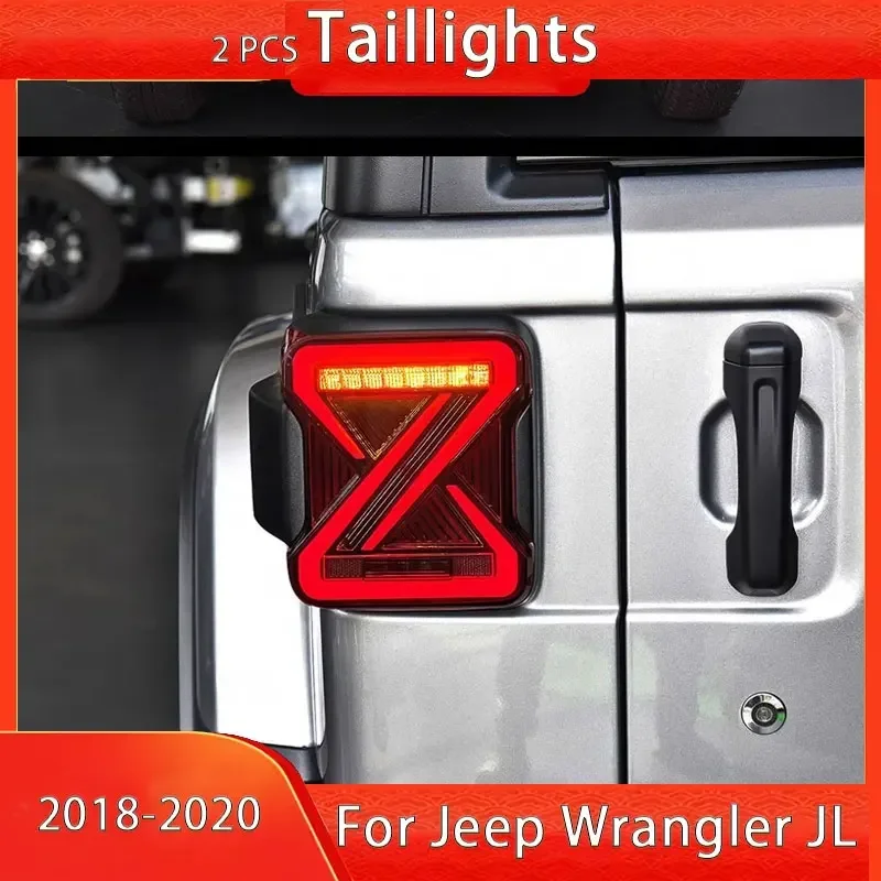Car Lighting Taillights For JEEP Wrangler JL tail light assembly 2018-2024 LED running lights, flowing water turn signals, brake
Car Lighting Taillights For JEEP Wrangler JL tail light assembly 2018-2024 LED running lights, flowing water turn signals, brake
