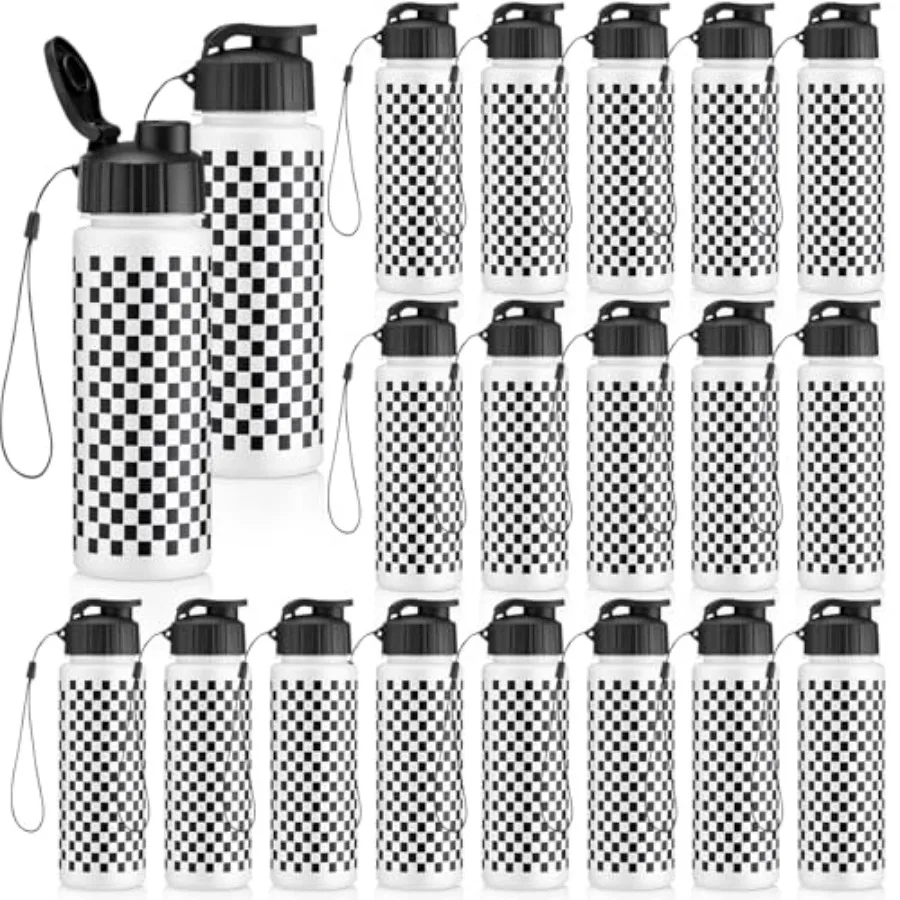 20 Pcs 17oz Race Car Cups Black White Checkered Water Bottles Bulk Checkered Plastic Travel Coffee Water Tumbler Cup Mug Gifts
20 Pcs 17oz Race Car Cups Black White Checkered Water Bottles Bulk Checkered Plastic Travel Coffee Water Tumbler Cup Mug Gifts