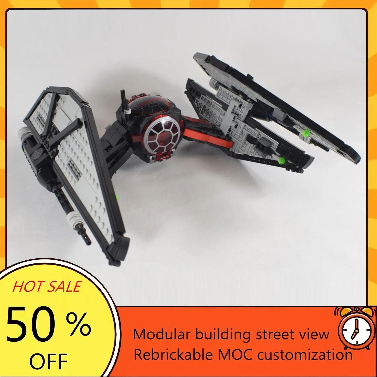 681PCS Popular Space War Movie Model MOC Building Bricks Spaceship Modular Technology Gifts Holiday Assemble Children Toy Suit
681PCS Popular Space War Movie Model MOC Building Bricks Spaceship Modular Technology Gifts Holiday Assemble Children Toy Suit