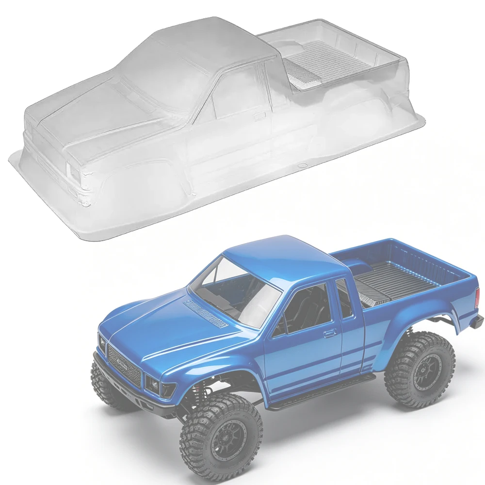 12.3inch 313mm Wheelbase Clear Pickup Body Shell Kit for 1/10 Rc Crawler Trx4 Axial Scx10 Scx10 Ii Rgt 86100 Yk4101 Cc01 Tf2
12.3inch 313mm Wheelbase Clear Pickup Body Shell Kit for 1/10 Rc Crawler Trx4 Axial Scx10 Scx10 Ii Rgt 86100 Yk4101 Cc01 Tf2