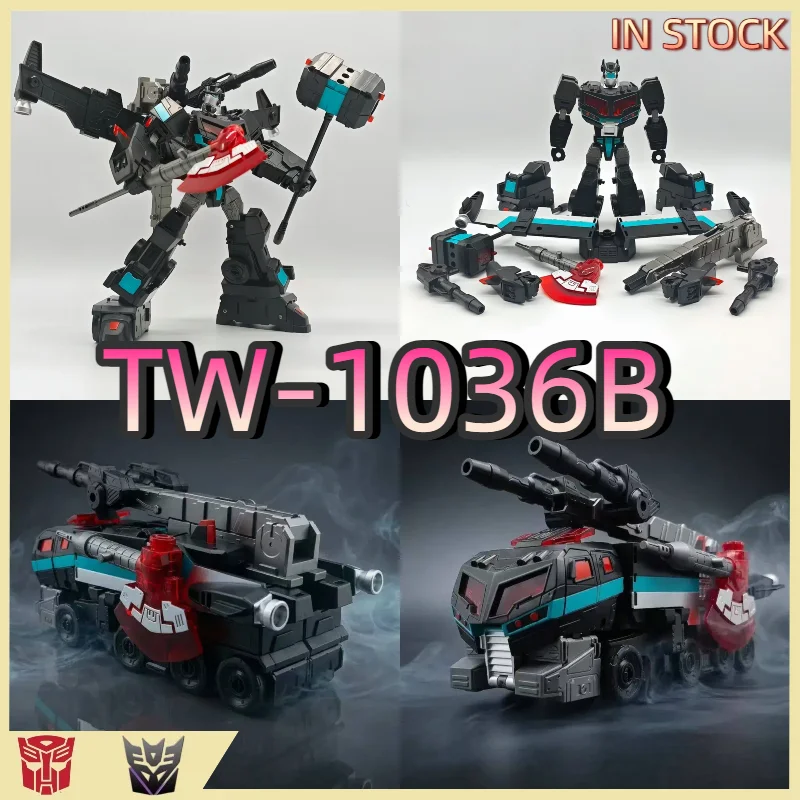 【IN STOCK】Transformation Toys TW-1036B TW1036B Baiwei New Generation Lord Animated 08 Dark Version OP Maintenance Captain
【IN STOCK】Transformation Toys TW-1036B TW1036B Baiwei New Generation Lord Animated 08 Dark Version OP Maintenance Captain