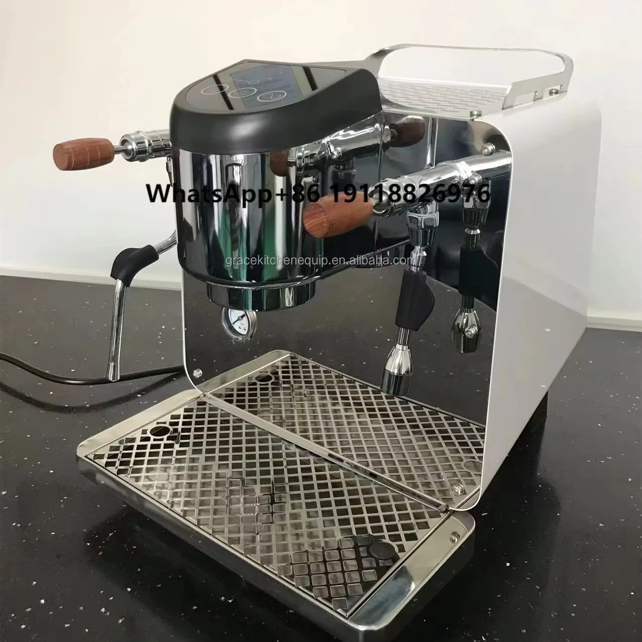 GRACE Stainless Steel Programmable Manual Variable Volta Semi-Automatic Coffee Machine for Households
GRACE Stainless Steel Programmable Manual Variable Volta Semi-Automatic Coffee Machine for Households