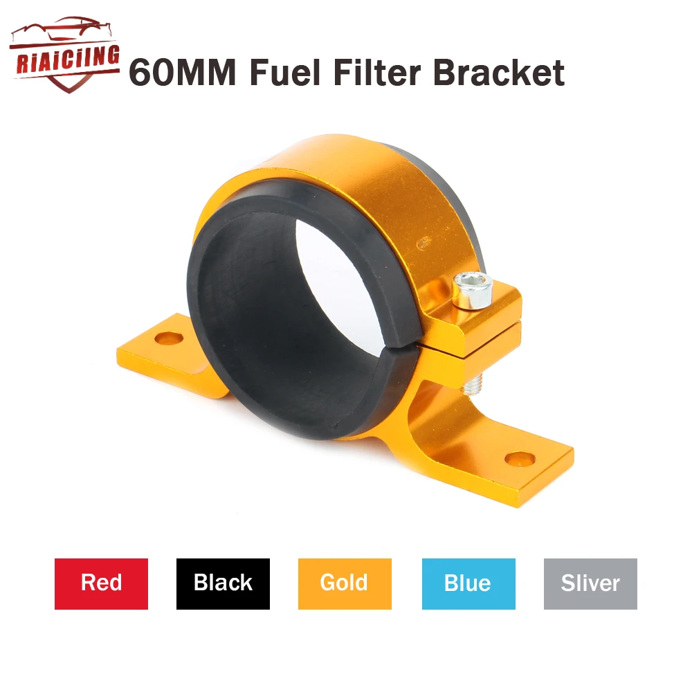 60MM Fuel Pump Bracket Single Fuel Filter Bracket Light Weight Aluminium Alloy Automobiles Engine Accessories Fuel Supply System
60MM Fuel Pump Bracket Single Fuel Filter Bracket Light Weight Aluminium Alloy Automobiles Engine Accessories Fuel Supply System
