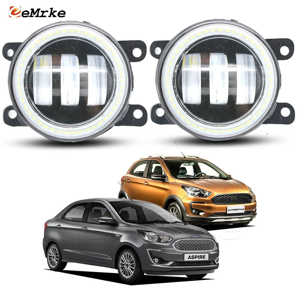 Светодиодные автомобильные противотуманные фары Angel Eyes для Ford Figo Aspire Ka+, Ka plus Active / Ka FreeStyle 2018 2019 2020 2021 с линзой PTF DRL Halo
Светодиодные автомобильные противотуманные фары Angel Eyes для Ford Figo Aspire Ka+, Ka plus Active / Ka FreeStyle 2018 2019 2020 2021 с линзой PTF DRL Halo