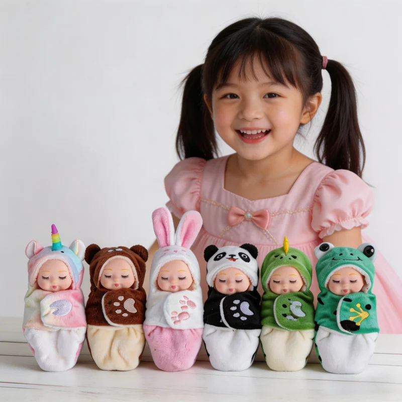 New Rebirth Sleeping Bag Doll Mini Simulation Model Girl Princess Cute Children Toy Birthday Gift Desktop Ornament Decoration
New Rebirth Sleeping Bag Doll Mini Simulation Model Girl Princess Cute Children Toy Birthday Gift Desktop Ornament Decoration