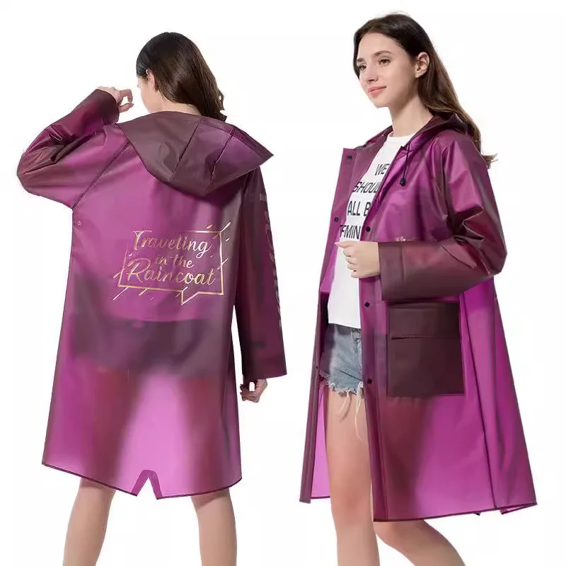 3PC Premium TPU Frosted Long Raincoat Hooded Adult Unisex Rain Poncho with Pockets Windproof Waterproof Coat
3PC Premium TPU Frosted Long Raincoat Hooded Adult Unisex Rain Poncho with Pockets Windproof Waterproof Coat