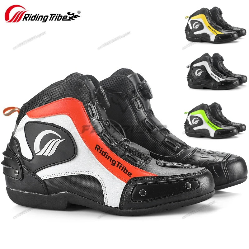 Fashion Motorcycle Boots Moto Motorbike Motorboats Breathable Men Riding Equiment Motocross Touring Biker Street Racing Boots
Fashion Motorcycle Boots Moto Motorbike Motorboats Breathable Men Riding Equiment Motocross Touring Biker Street Racing Boots
