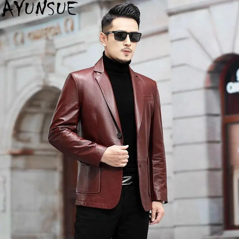 AYUNSUE Real Leather Jacket Men Business Casual Top Layer Cowhide Coat New in Coats Spring Autumn Mens Clothes Jaqueta Couro
AYUNSUE Real Leather Jacket Men Business Casual Top Layer Cowhide Coat New in Coats Spring Autumn Mens Clothes Jaqueta Couro