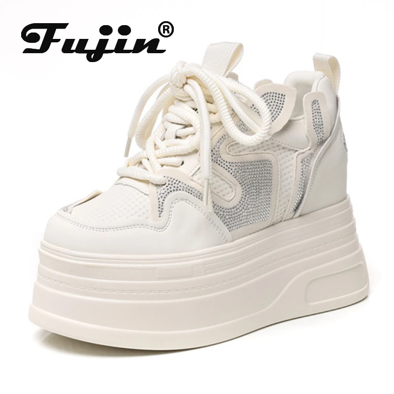 Женские кроссовки на платформе Fujin, черные или белые кроссовки на вулканизированной подошве, из микрофибры, размер 8 см, Летний сезон
Женские кроссовки на платформе Fujin, черные или белые кроссовки на вулканизированной подошве, из микрофибры, размер 8 см, Летний сезон