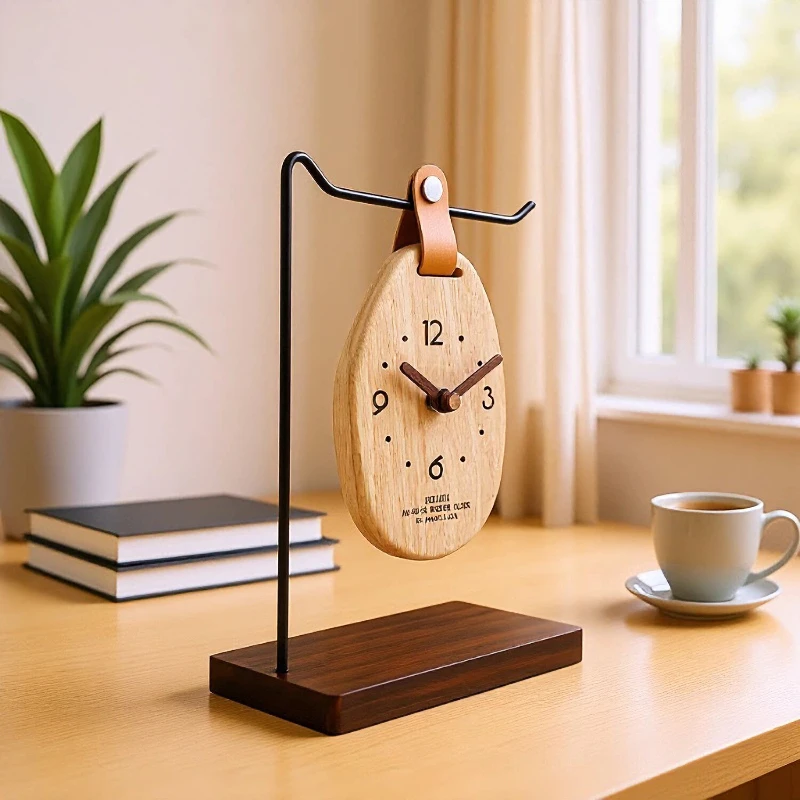 Minimalist Solid Wood Wall Clock Silent Table Clock Creative Oval Decorative Time Piece for Study Home and Office Decoration
Minimalist Solid Wood Wall Clock Silent Table Clock Creative Oval Decorative Time Piece for Study Home and Office Decoration
