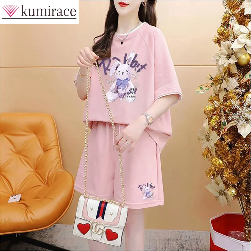 Loose and Versatile Cartoon Fake Two-piece Short Sleeved Shorts Set, Summer New Fashion Printed Two-piece Set Short Setspant Set
Loose and Versatile Cartoon Fake Two-piece Short Sleeved Shorts Set, Summer New Fashion Printed Two-piece Set Short Setspant Set