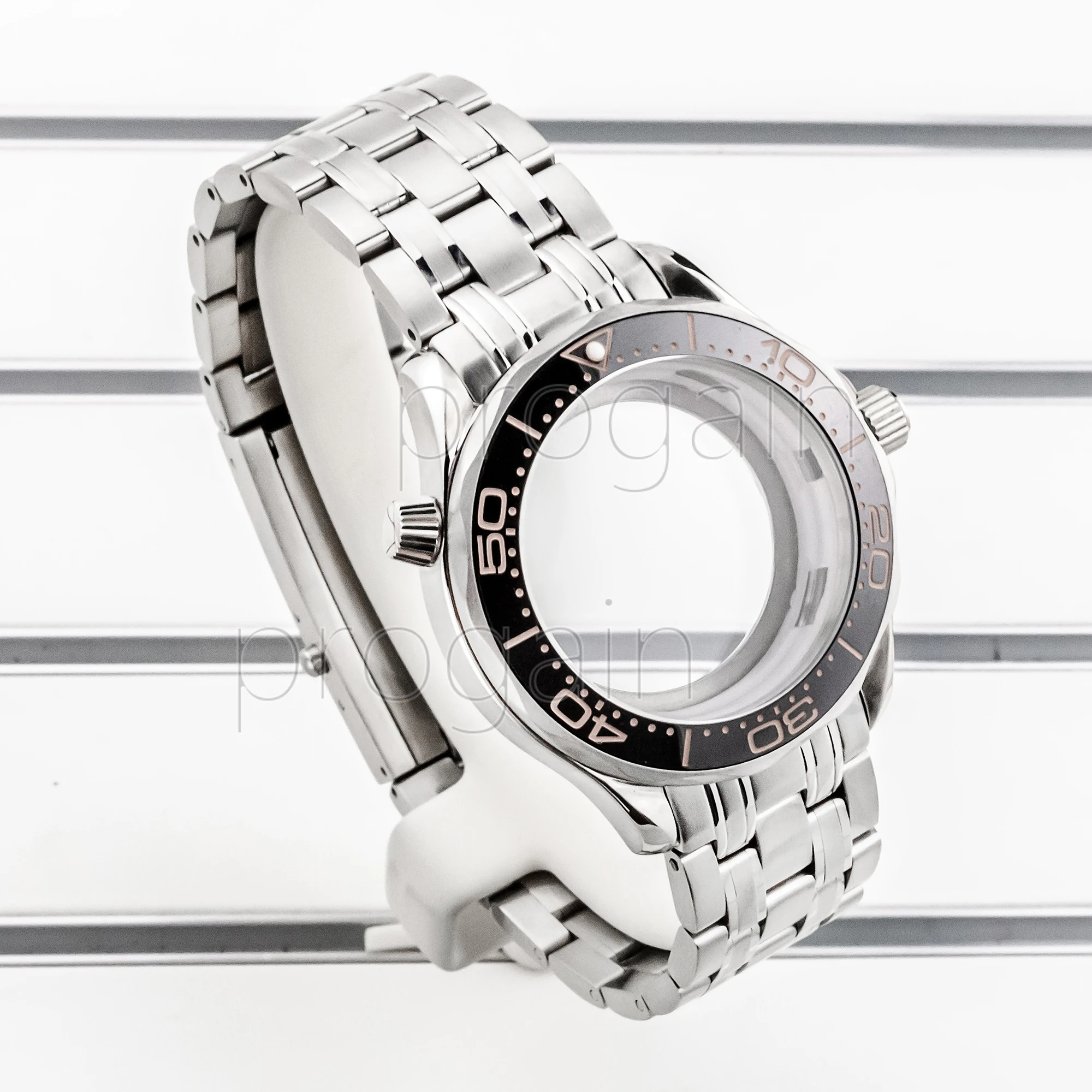 NH35 Watch Case Strap for Seamaster 300 Stainless Steel Sapphire Crystal Watch Case fit NH35 NH36 Movement Accessories Mod Parts
NH35 Watch Case Strap for Seamaster 300 Stainless Steel Sapphire Crystal Watch Case fit NH35 NH36 Movement Accessories Mod Parts