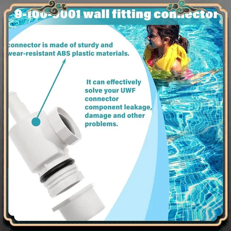 9-100-9001 Compatible For Polaris Pool Cleaner Parts Pool Cleaner Universal Wall Fitting Connector Assembly 9-100-9001
9-100-9001 Compatible For Polaris Pool Cleaner Parts Pool Cleaner Universal Wall Fitting Connector Assembly 9-100-9001