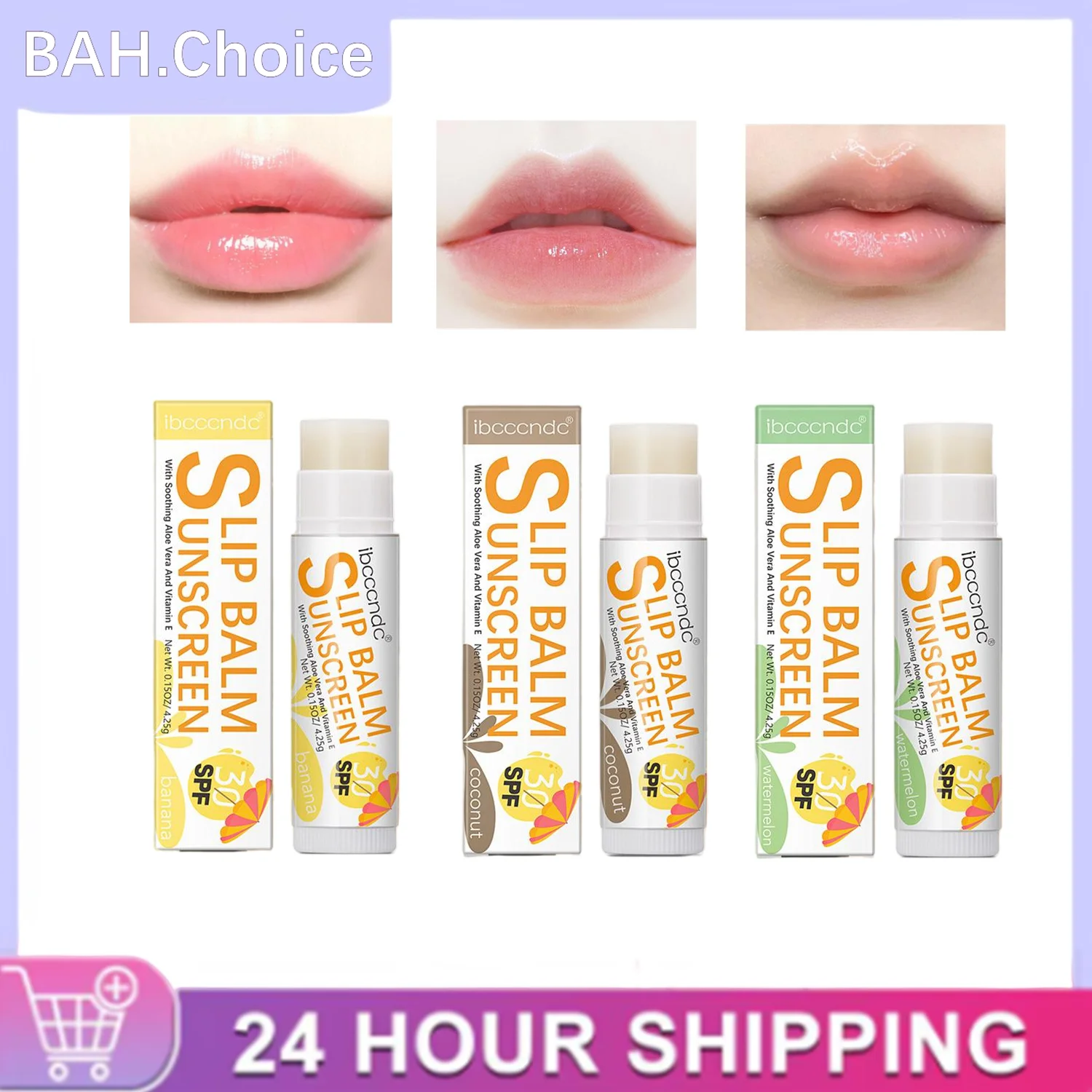 1 Piece Sunscreen Lip Balm SPF 30 UVA Protection Lips Moisturizer Watermelon Coconut Banana Flavor Colorless Lipstick Sun Care
1 Piece Sunscreen Lip Balm SPF 30 UVA Protection Lips Moisturizer Watermelon Coconut Banana Flavor Colorless Lipstick Sun Care