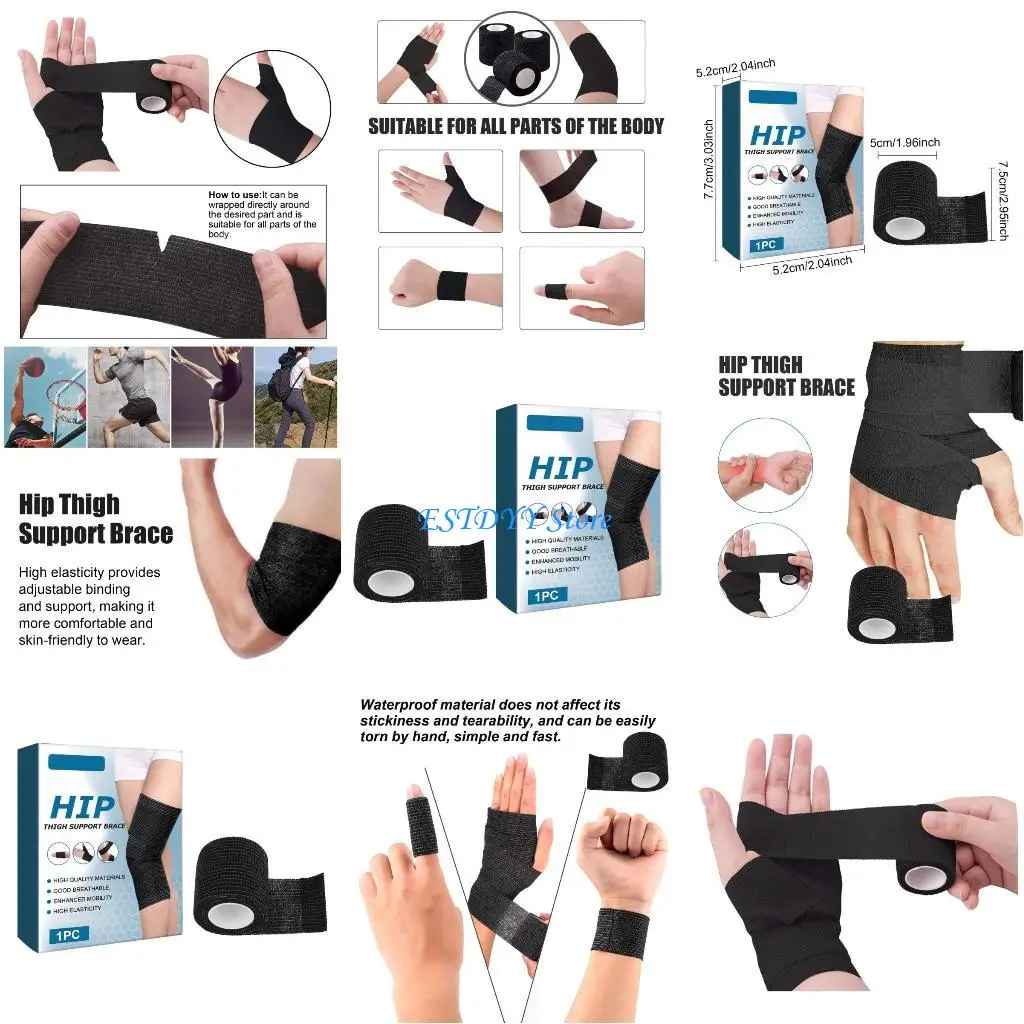 G6DE Elastic Bandages Compressions Bandages Brace Support Cohesive Bandages Knee Wrap
G6DE Elastic Bandages Compressions Bandages Brace Support Cohesive Bandages Knee Wrap