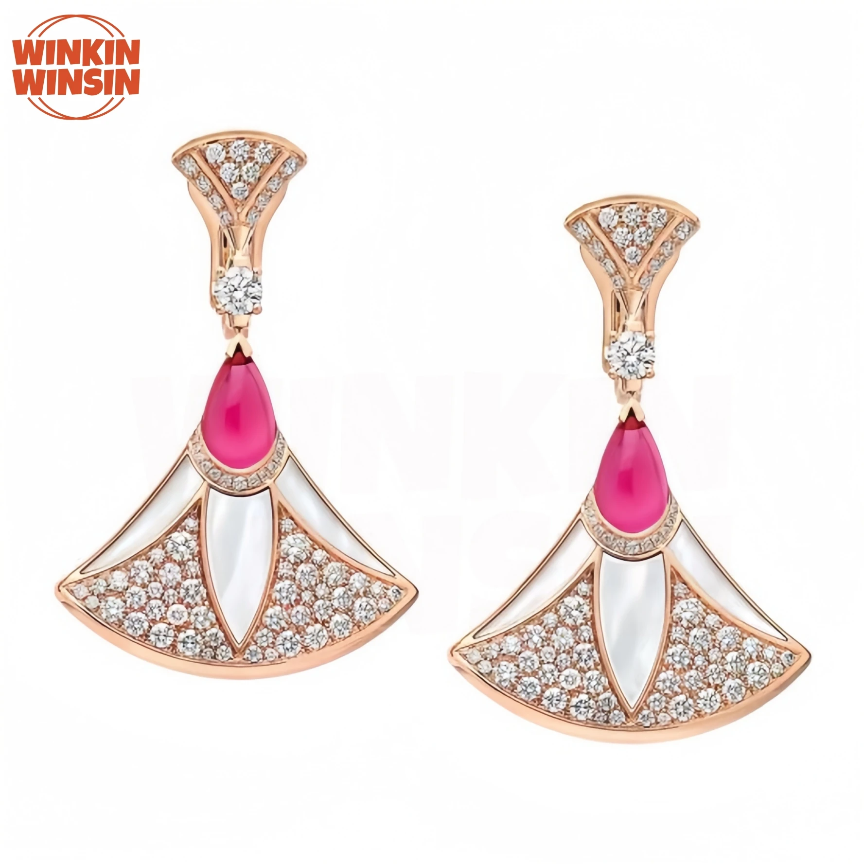WinkinWinsin Limited Edition Top Grade Quality Dress Design V Gold Stud Earrings For Women 18k Gold Plated Drop Earrings Jewelry
WinkinWinsin Limited Edition Top Grade Quality Dress Design V Gold Stud Earrings For Women 18k Gold Plated Drop Earrings Jewelry