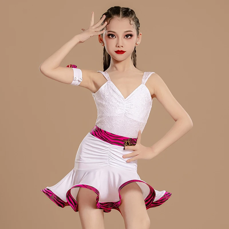 White Lace Latin Dance Clothes Girls Competition Performance Costume Summer Women Dancewear Cha Cha Rumba Practice Dress NV23177
White Lace Latin Dance Clothes Girls Competition Performance Costume Summer Women Dancewear Cha Cha Rumba Practice Dress NV23177