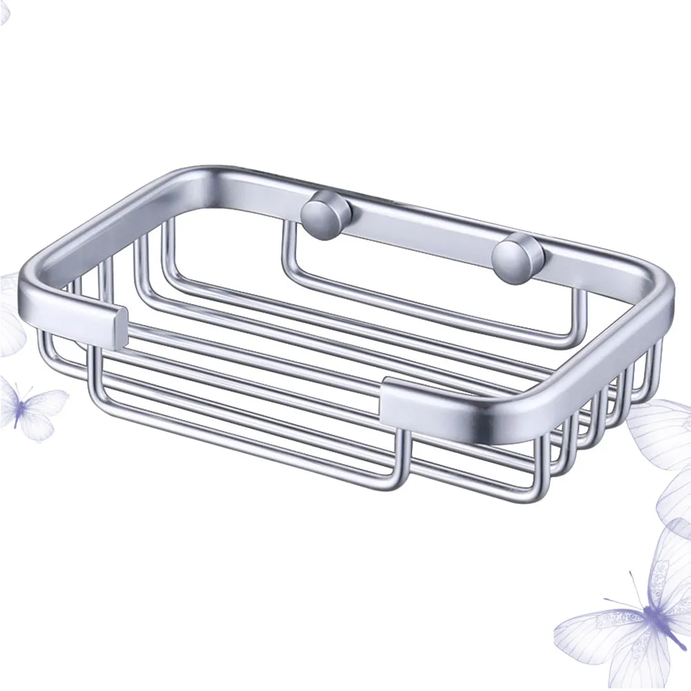 Soap Dish Holder Aluminium Tray Container for Bathroom Rack Storage Basket with Drain Holes Easy to Use
Soap Dish Holder Aluminium Tray Container for Bathroom Rack Storage Basket with Drain Holes Easy to Use