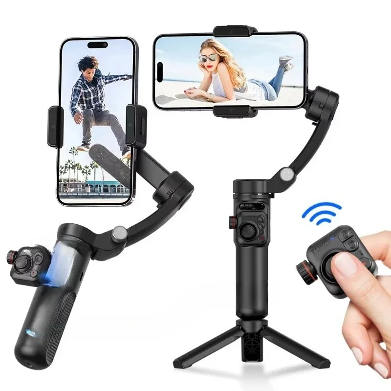 Handheld AI smart face tracking 3 mobile phone universal joint stabilizer, anti-shake live broadcast camera tripod
Handheld AI smart face tracking 3 mobile phone universal joint stabilizer, anti-shake live broadcast camera tripod