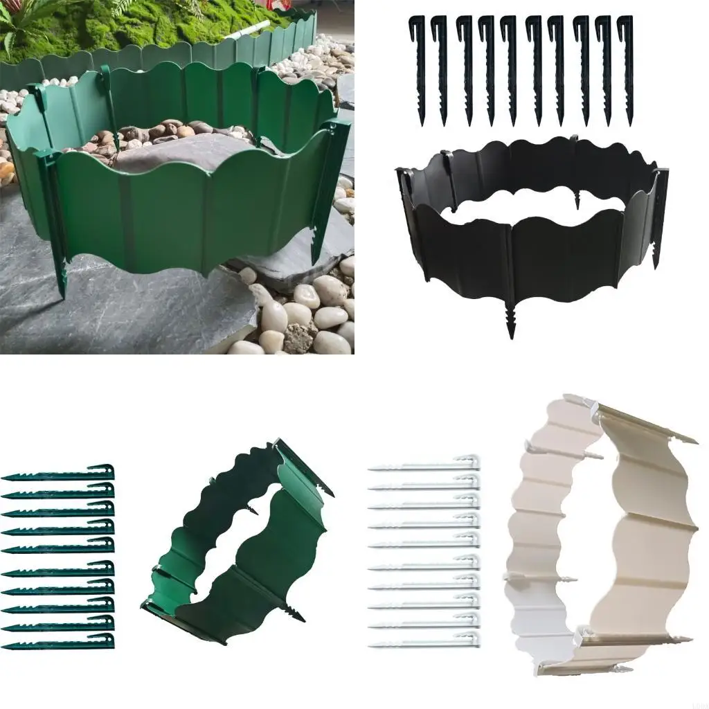 Garden Fence Outdoor Lawn Ground Edging Fence Decorative Border Plant Support Stake Plastic Yard Landscape Outdoor
Garden Fence Outdoor Lawn Ground Edging Fence Decorative Border Plant Support Stake Plastic Yard Landscape Outdoor