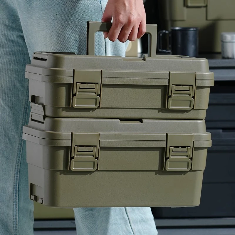 Household Portable Hardware Toolbox Car Camping Outdoor Multifunctional Storage Box
Household Portable Hardware Toolbox Car Camping Outdoor Multifunctional Storage Box