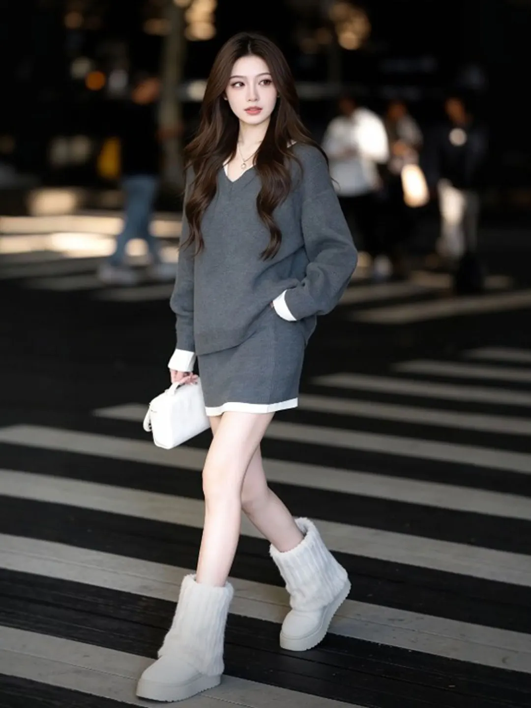 Lazy Style Unique Super Cute Knitted Sweater Half Skirt Two Piece Set Anti Aging Whole Set Ootd Spring 2026 Comfortable Fashion
Lazy Style Unique Super Cute Knitted Sweater Half Skirt Two Piece Set Anti Aging Whole Set Ootd Spring 2026 Comfortable Fashion