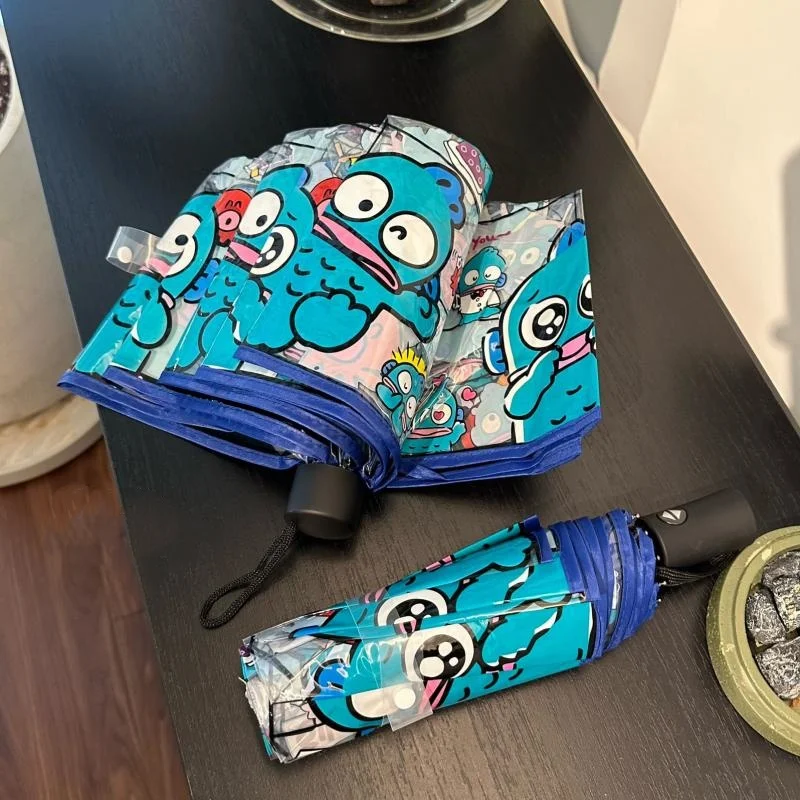 НОВЫЙ Kawaii Hangyodon, полностью автоматический прозрачный зонт, складной тройной зонт знаменитостей, солнцезащитный козырек, виниловый портативный зонт
НОВЫЙ Kawaii Hangyodon, полностью автоматический прозрачный зонт, складной тройной зонт знаменитостей, солнцезащитный козырек, виниловый портативный зонт
